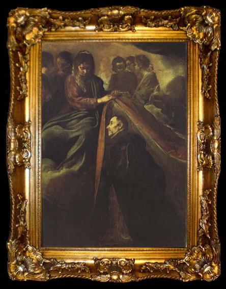 framed  Diego Velazquez La Vierge imposant la chasuble a saint IIdefonse df02), ta009-2